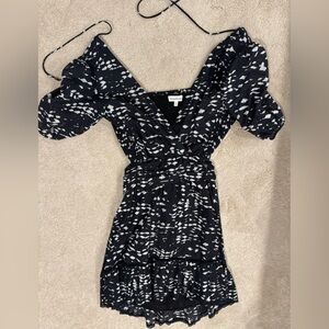 Never worn - black and white open back Heartloom dress.